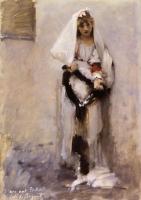 Sargent, John Singer - A Parisian Beggar Girl